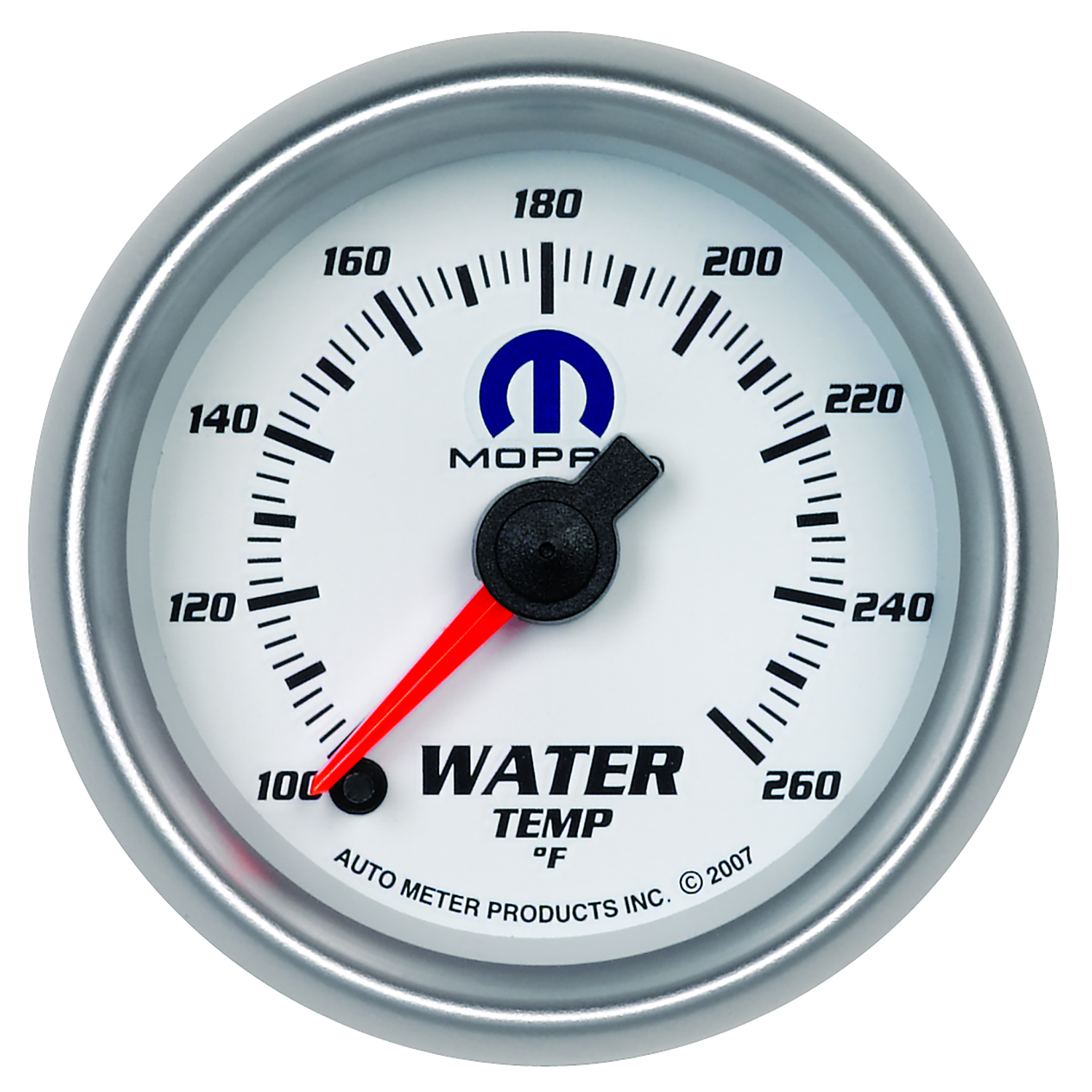 AUTOMETER Water Temperature Gauge 2 1/16", 100-260&deg;f, Digital Stepper Motor, White, Mopar