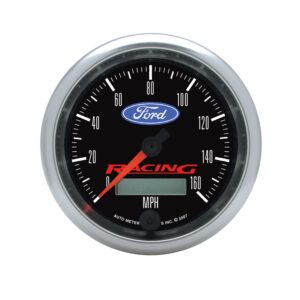 AUTOMETER 3 3/8" Electric Programmable Speedometer Gauge, 160MPH, Ford Racing