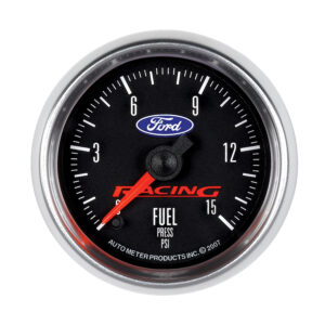 AUTOMETER 2 1/16" Fuel Pressure Gauge, 15PSI, Digital Stepper Motor, Ford Racing