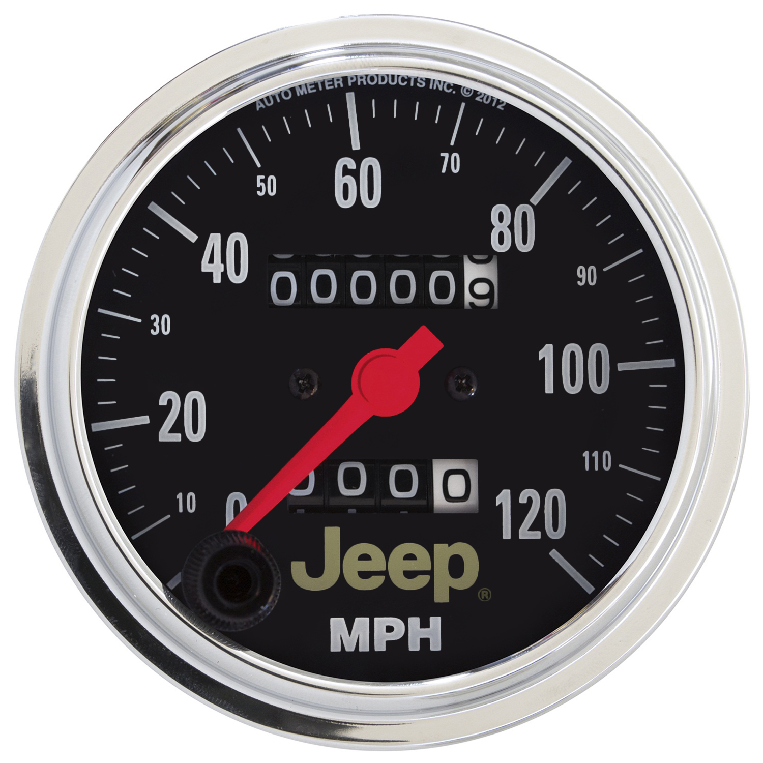 AUTOMETER Speedometer Gauge 3 3/8", 120MPH, Mechanical, Jeep