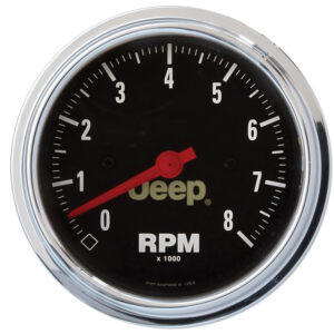 AUTOMETER Tachometer Gauge 3 3/8", 8K RPM, In-Dash, Jeep
