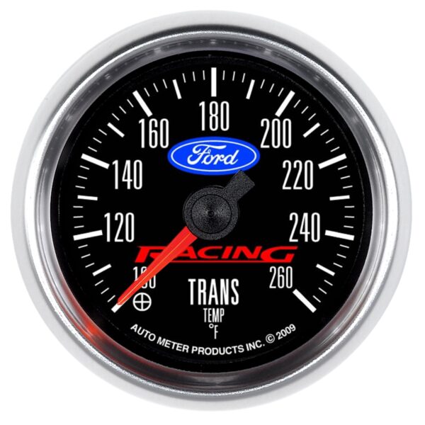 AUTOMETER 2 1/16" Transmission Temperature Gauge, 100-260°F, Digital Stepper Motor, Ford Racing
