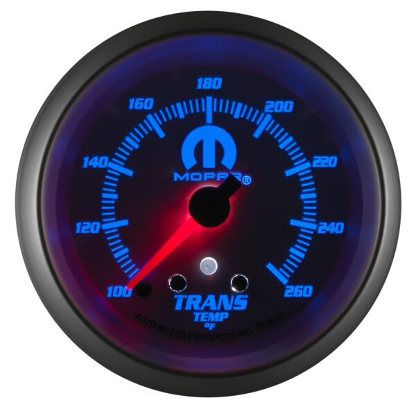 AUTOMETER Transmission Temperature Gauge 2 5/8", 260°f, Stepper Motor W/ Peak & Warn, White, Mopar - Image 4
