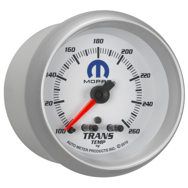 AUTOMETER Transmission Temperature Gauge 2 5/8", 260°f, Stepper Motor W/ Peak & Warn, White, Mopar - Image 5