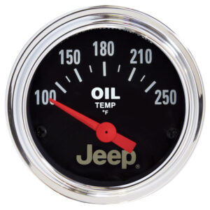 AUTOMETER Gauge, Transfer Case Temp, 2 1/16", 250°f, Elec, Jeep