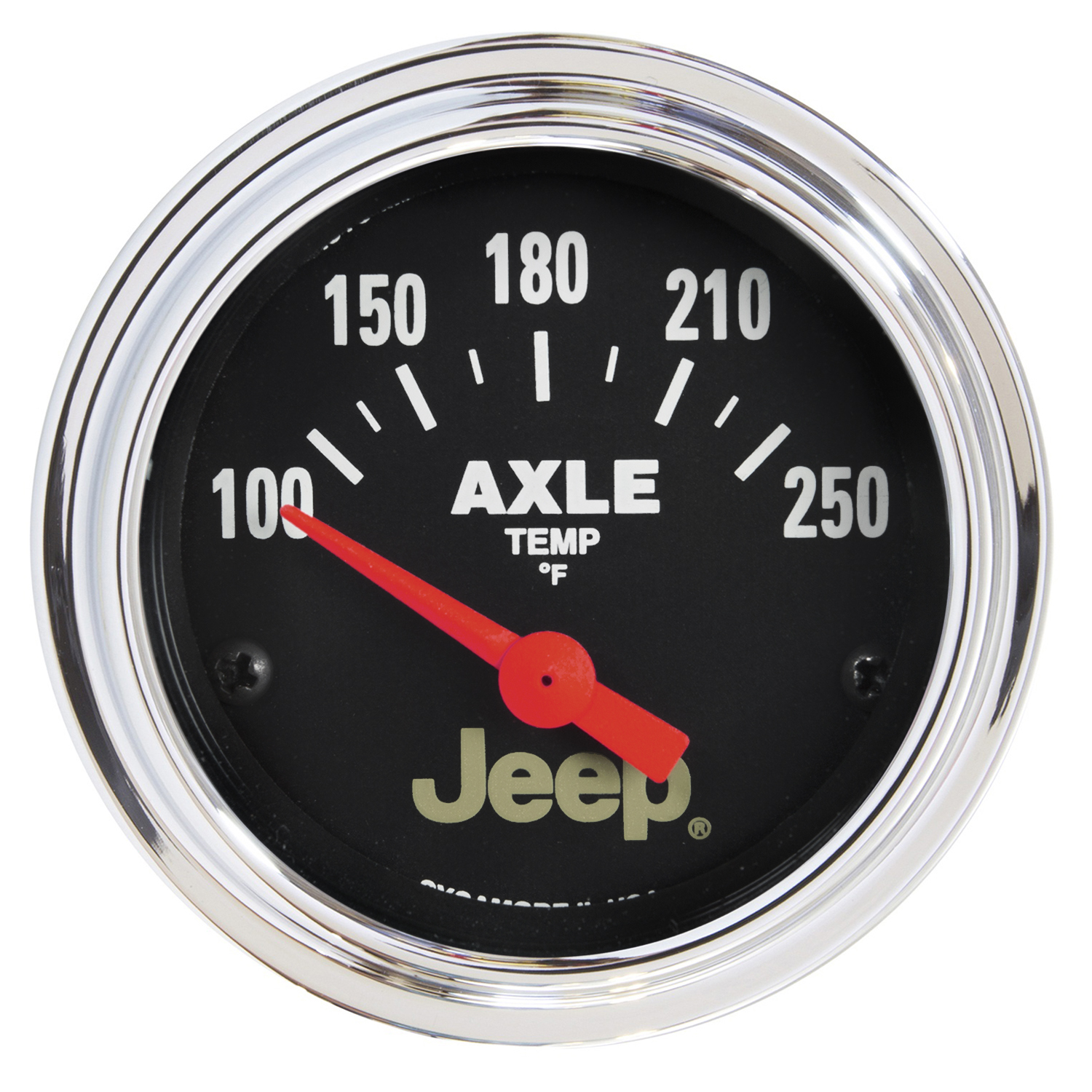 AUTOMETER Gauge, Axle Temp, 2 1/16", 250°f, Elec, Jeep