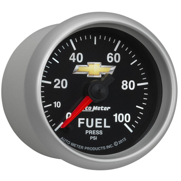 AUTOMETER Fuel Pressure Gauge 2 1/16", 100PSI, Digital Stepper Motor, Chevy Gold Bowtie - Image 5