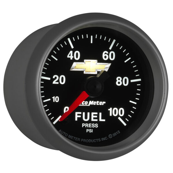 AUTOMETER Fuel Pressure Gauge 2 1/16", 100PSI, Digital Stepper Motor, Chevy Gold Bowtie - Image 6