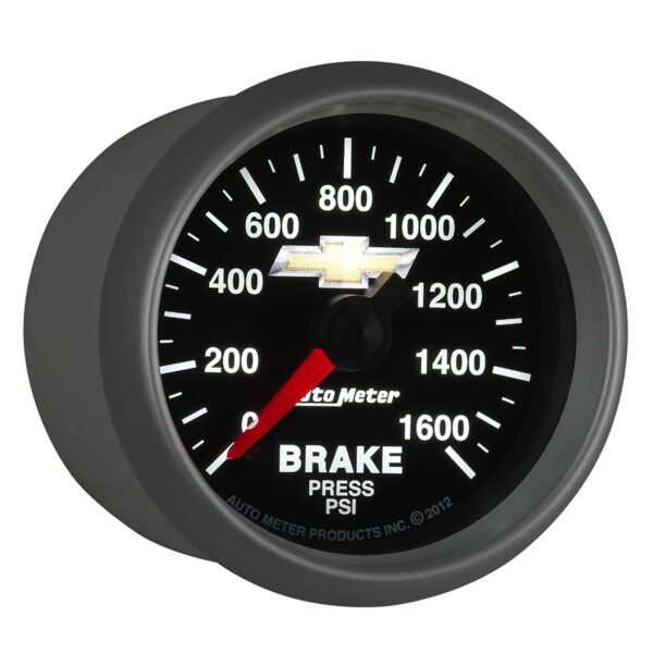 AUTOMETER Brake Pressure Gauge 2 1/16", 1600PSI, Digital Stepper Motor, Chevy Gold Bowtie - Image 6