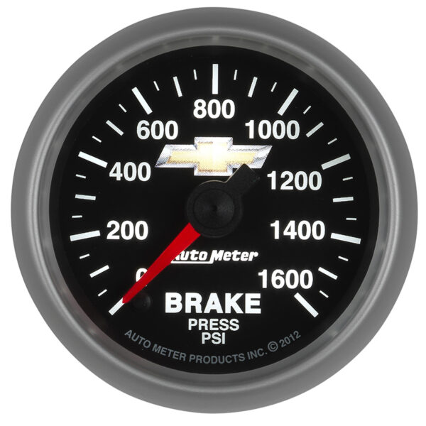 AUTOMETER Brake Pressure Gauge 2 1/16", 1600PSI, Digital Stepper Motor, Chevy Gold Bowtie - Image 4