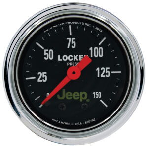 AUTOMETER Gauge, Air Locker Pressure, 2 1/16", 150PSI, Mechanical, Jeep