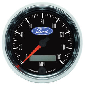 AUTOMETER 3 3/8" Electric Programmable Speedometer Gauge, 160MPH, Ford Racing