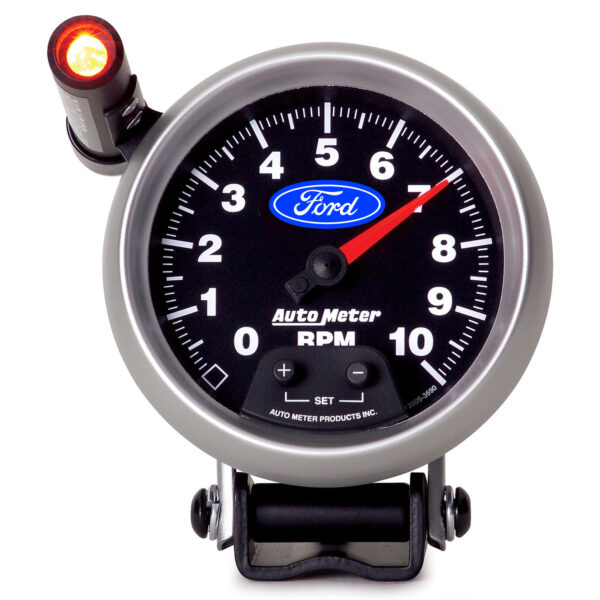 AUTOMETER 3 3/4" Pedestal Shift Light Tachometer Gauge, 10K RPM, Ford