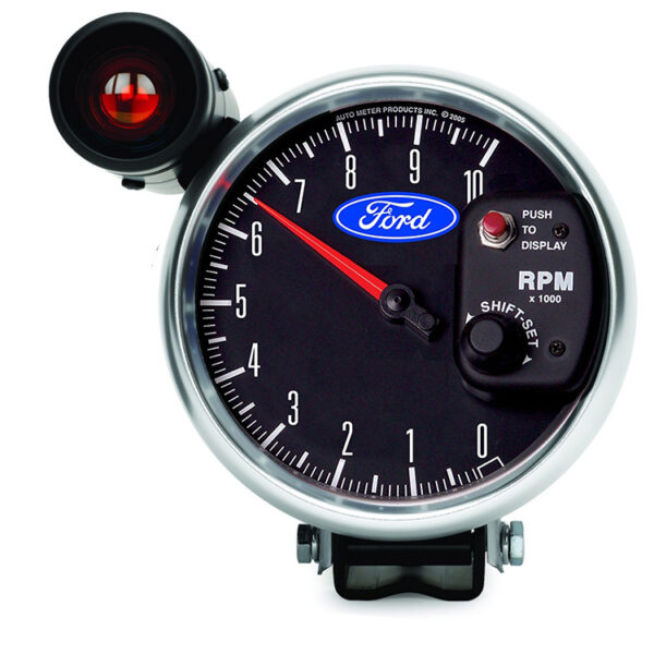 AUTOMETER 5" Pedestal Shift Light Tachometer Gauge, 10K RPM, Ford