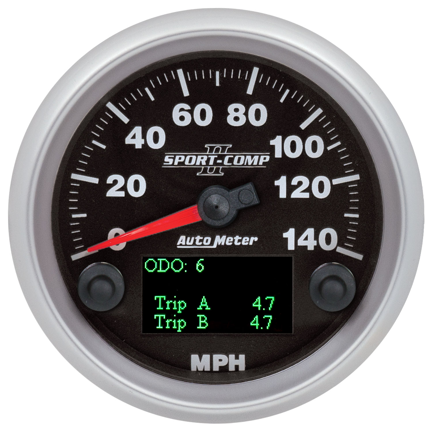 AUTOMETER Speedometer Gauge 3 3/8", 140MPH, Spn 84, Sport-Comp II - Image 2