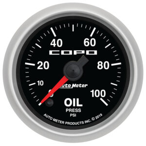 AUTOMETER Oil Pressure Gauge 2 1/16", 100PSI, Digital Stepper Motor, Copo