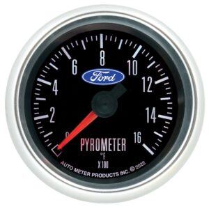 AUTOMETER Gauge, Pyrometer (EGT), 2 1/16", 1600ºf, Digital Stepper Motor, Ford