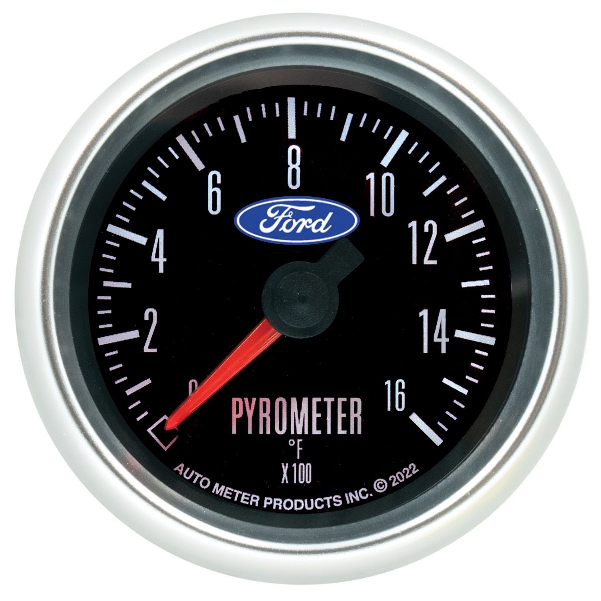 AUTOMETER Gauge, Pyrometer (EGT), 2 1/16", 1600ºf, Digital Stepper Motor, Ford