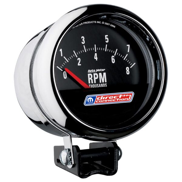 AUTOMETER Gauge, Tachometer, 3-3/4", 8,000 RPM, Pedestal, Short Sweep, Mopar Direct Connection