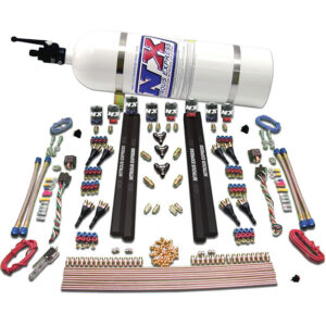 NITROUS EXPRESS Sx2 Dual Stage/Alcohol - 8 Solenoid (200-1200HP) With 15lb Bottle