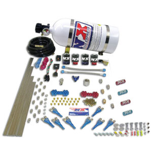 NITROUS EXPRESS Street Shark Gas (100-150-250HP) 4 Solenoids With Composite Bottle
