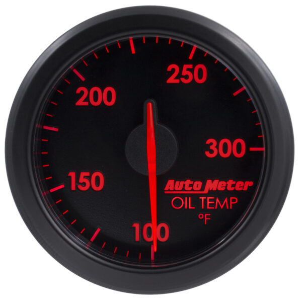 AUTOMETER 2-1/16" Oil Temp, 100-300`F, Airdrive, Black - Image 3