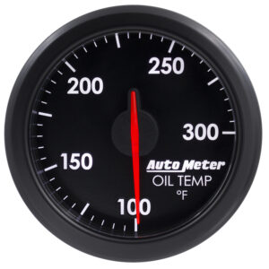 AUTOMETER 2-1/16" Oil Temp, 100-300`F, Airdrive, Black