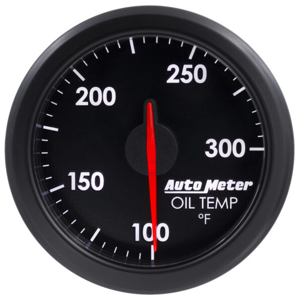 AUTOMETER 2-1/16" Trans Temp, 100-300`F, Airdrive, Black