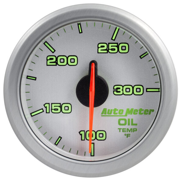 AUTOMETER 2-1/16" Oil Temp, 100-300`F, Airdrive, Silver - Image 4
