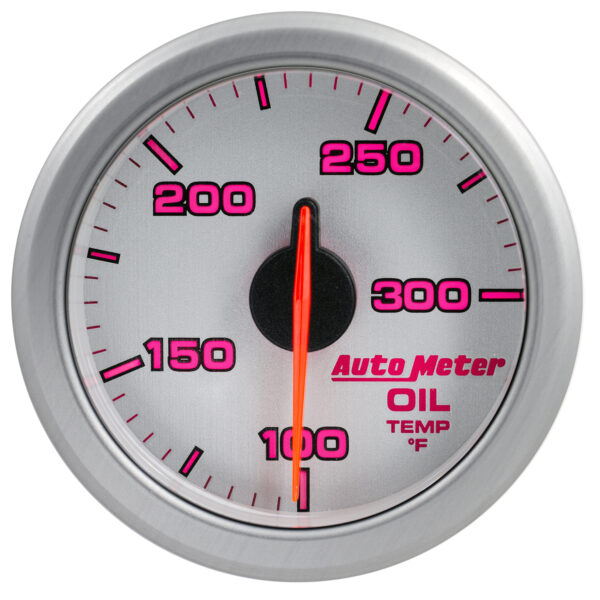 AUTOMETER 2-1/16" Oil Temp, 100-300`F, Airdrive, Silver - Image 7