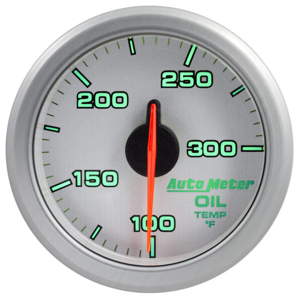 AUTOMETER 2-1/16" Oil Temp, 100-300`F, Airdrive, Silver - Image 5