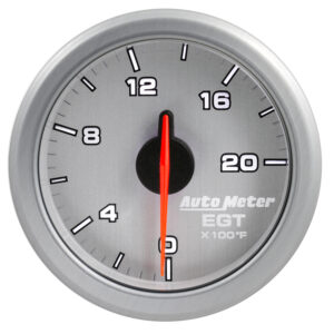 AUTOMETER 2-1/16" E.G.T, 0-2000`F, Airdrive, Silver