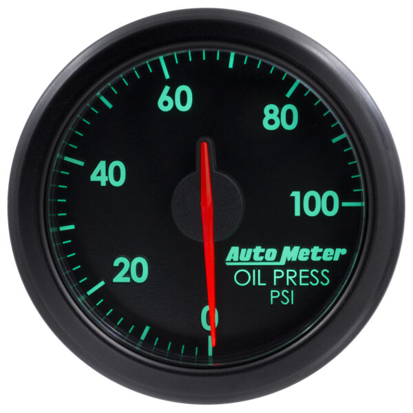 AUTOMETER 2-1/16" Oil Press, 0-100 PSI, Airdrive, Black - Image 5