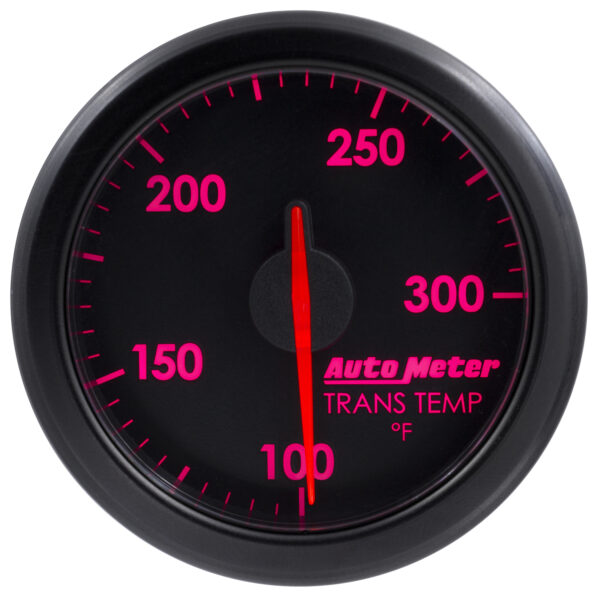 AUTOMETER 2-1/16" Trans Temp, 100-300`F, Airdrive, Black - Image 7