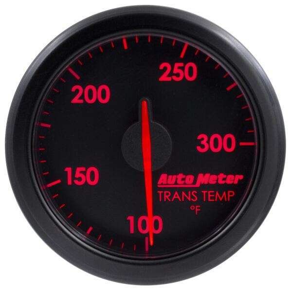 AUTOMETER 2-1/16" Trans Temp, 100-300`F, Airdrive, Black - Image 2
