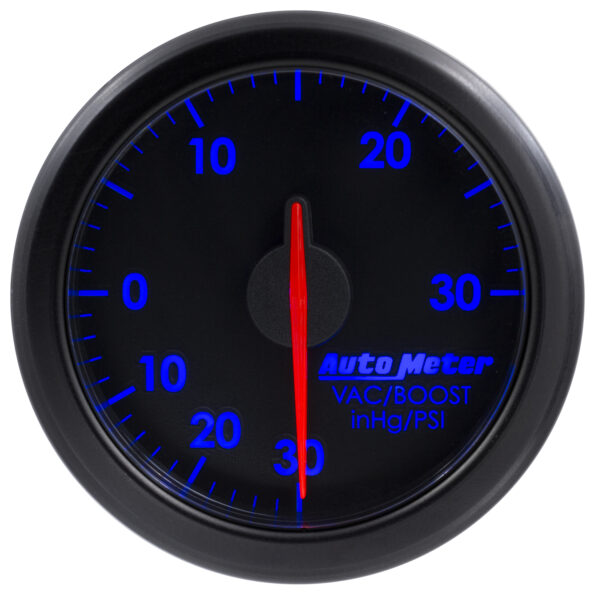 AUTOMETER 2-1/16" Boost/Vac, 30 In Hg/30 PSI, Airdrive, Black - Image 6