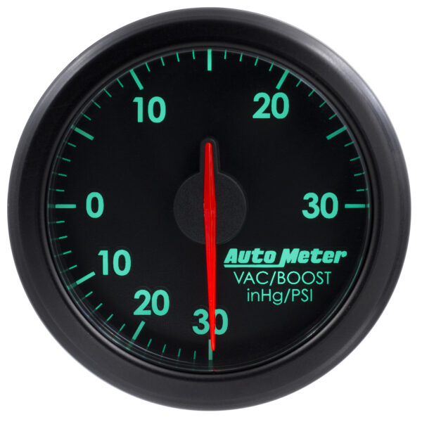 AUTOMETER 2-1/16" Boost/Vac, 30 In Hg/30 PSI, Airdrive, Black - Image 5