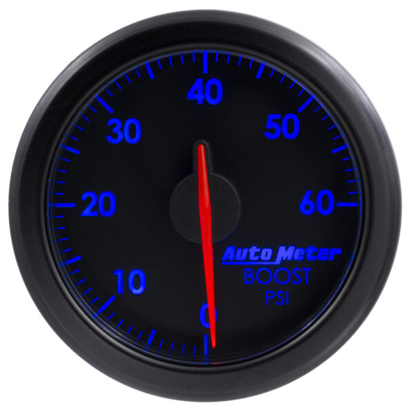 AUTOMETER 2-1/16" Boost, 0-60 PSI, Airdrive, Black - Image 6