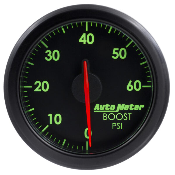 AUTOMETER 2-1/16" Boost, 0-60 PSI, Airdrive, Black - Image 4