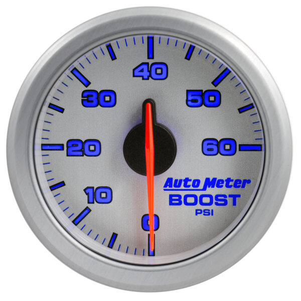 AUTOMETER 2-1/16" Boost, 0-60 PSI, Airdrive, Silver - Image 6