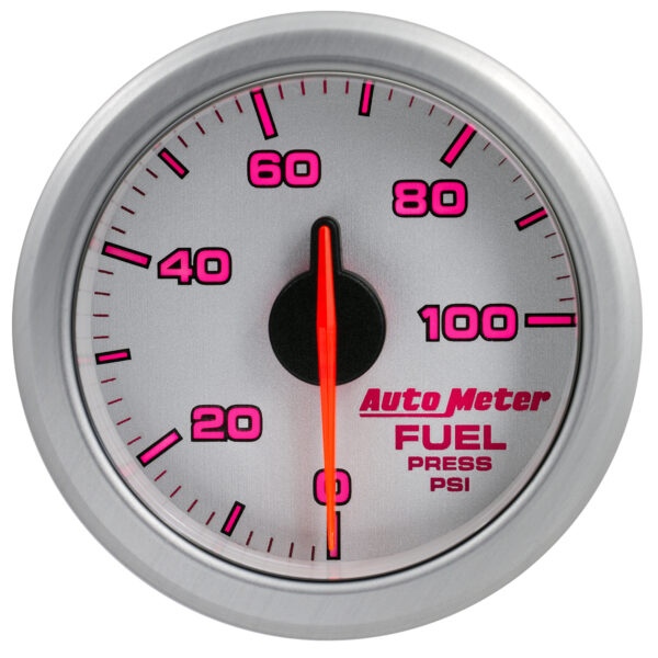 AUTOMETER 2-1/16" Fuel Press, 0-100 PSI, Airdrive, Silver - Image 7