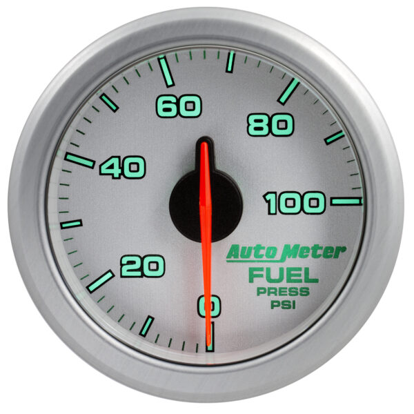AUTOMETER 2-1/16" Fuel Press, 0-100 PSI, Airdrive, Silver - Image 5