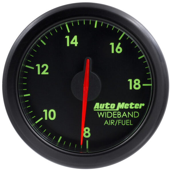 AUTOMETER 2-1/16" Wideband A/F, Airdrive, Black - Image 4