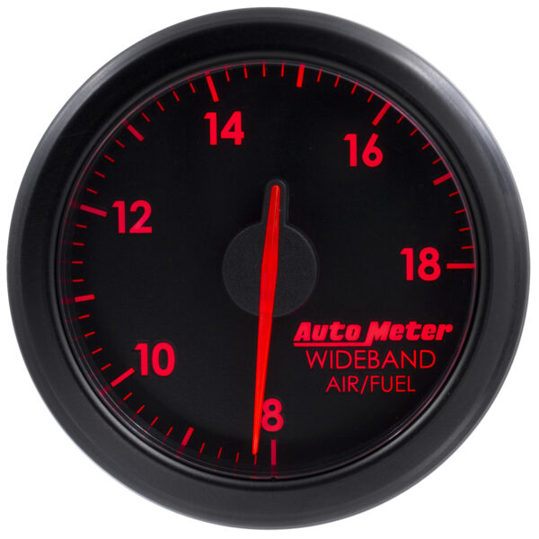 AUTOMETER 2-1/16" Wideband A/F, Airdrive, Black - Image 2
