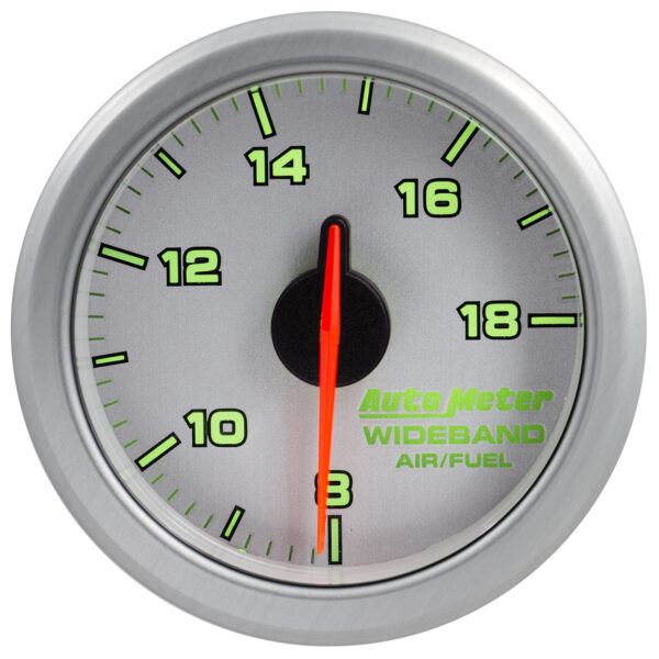 AUTOMETER 2-1/16" Wideband A/F, Airdrive, Silver - Image 4