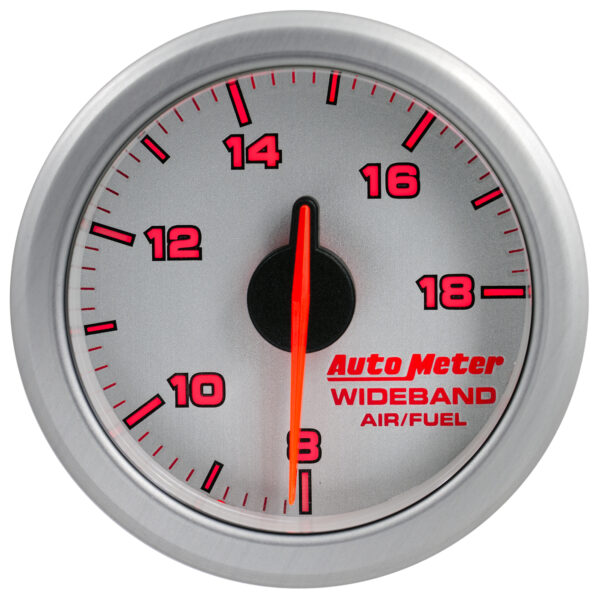 AUTOMETER 2-1/16" Wideband A/F, Airdrive, Silver - Image 2