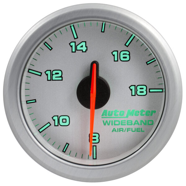 AUTOMETER 2-1/16" Wideband A/F, Airdrive, Silver - Image 5