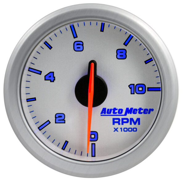 AUTOMETER 2-1/16" Tach, 0-10,000 RPM, Airdrive, Silver - Image 6