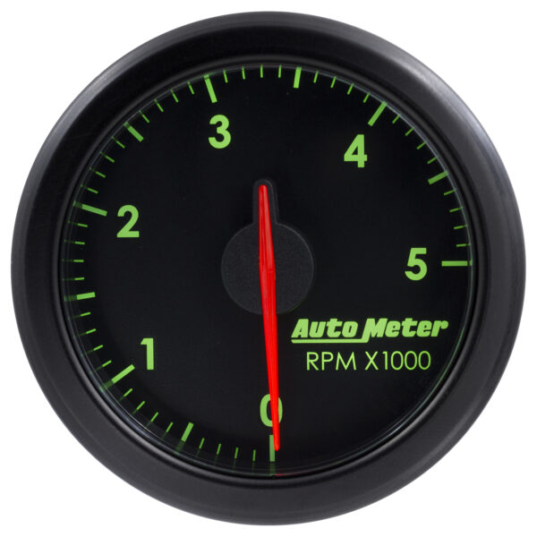 AUTOMETER 2-1/16" Tach, 0-5,000 RPM, Airdrive, Black - Image 4