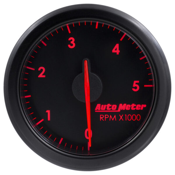 AUTOMETER 2-1/16" Tach, 0-5,000 RPM, Airdrive, Black - Image 3
